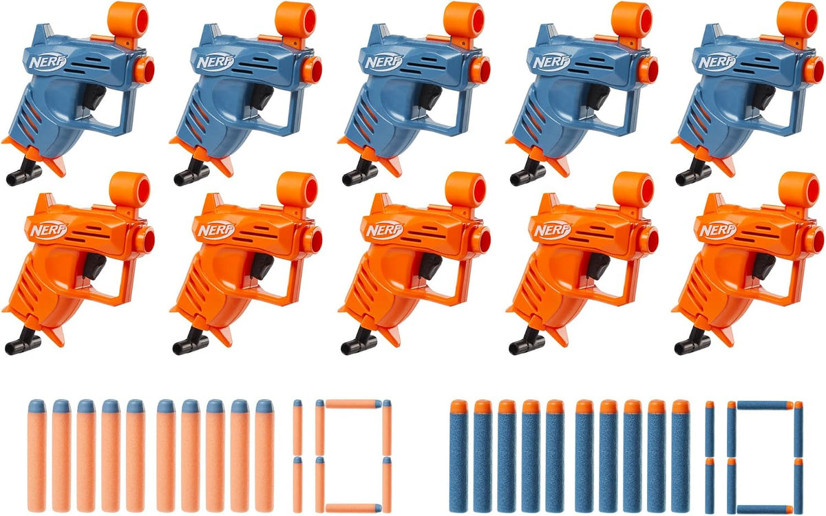 NERF Elite Ace SD-1 - Paquete de fiesta, 10 lanzadores (exclusivo de Amazon)