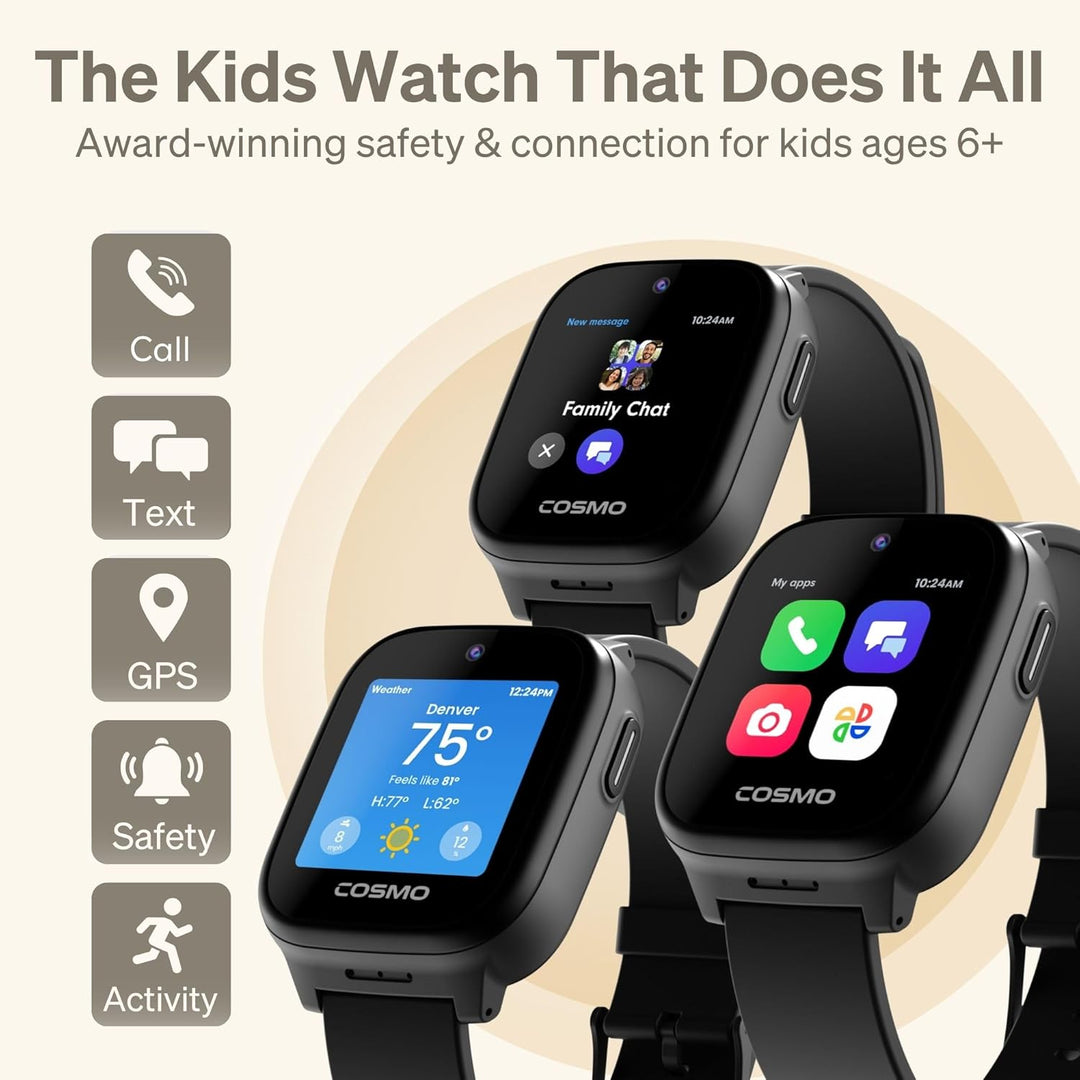 JrTrack 5 Kids Smart Watch de Cosmo El mejor reloj de