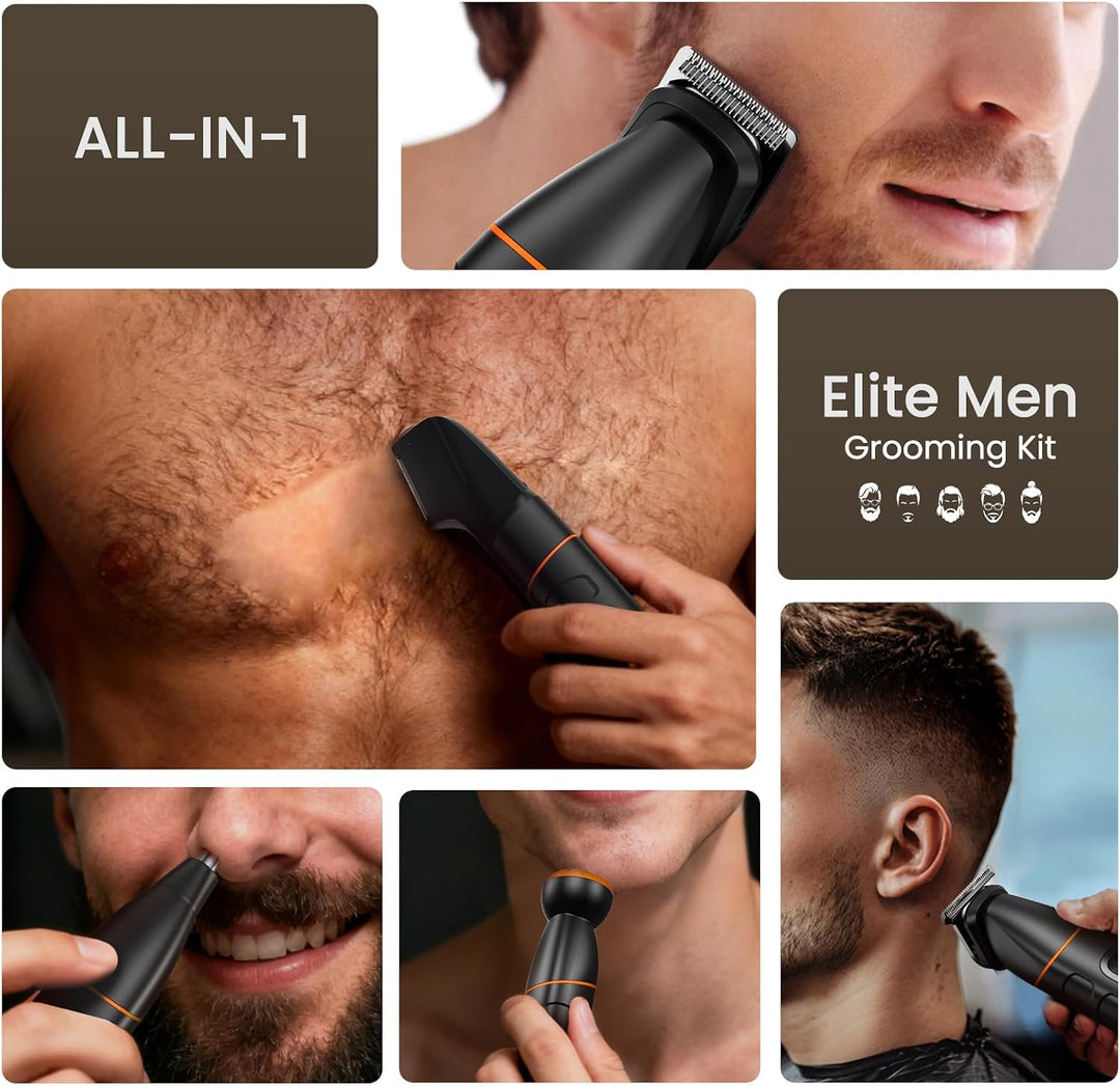 MAXGROOM Manscape - Cortadora de pelo todo en uno para hombres, afe...