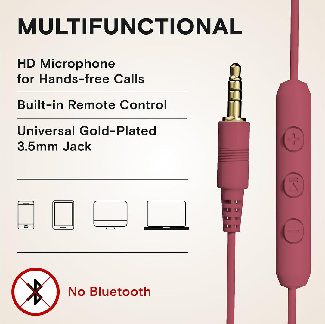 ARTIX CL750 Audífonos supraaurales con cable con micrófono y contro...