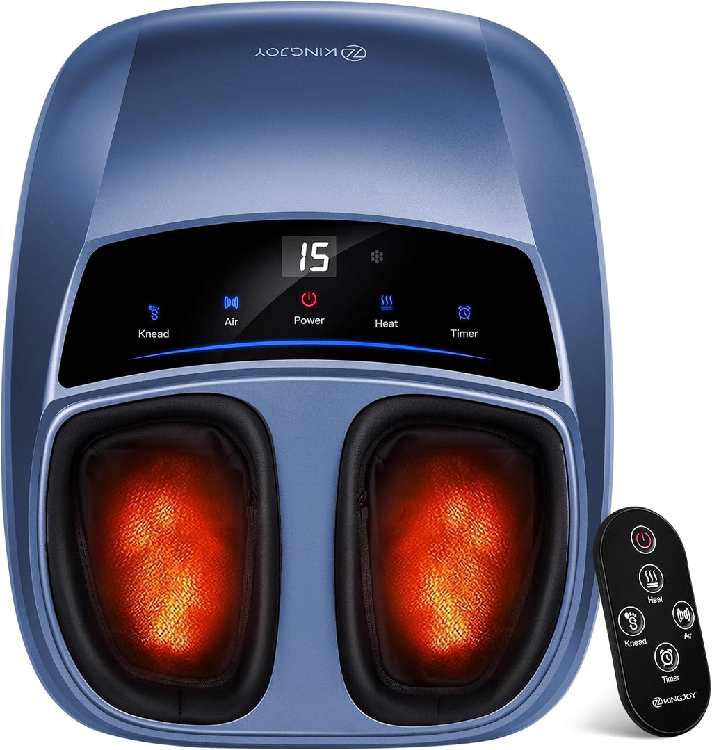 Masajeador de pies con calor para neuropatía y alivio de la