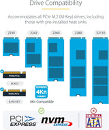 StarTech.com 1:1 Duplicador de unidad M.2 NVMe, Clonador\/Copiador...
