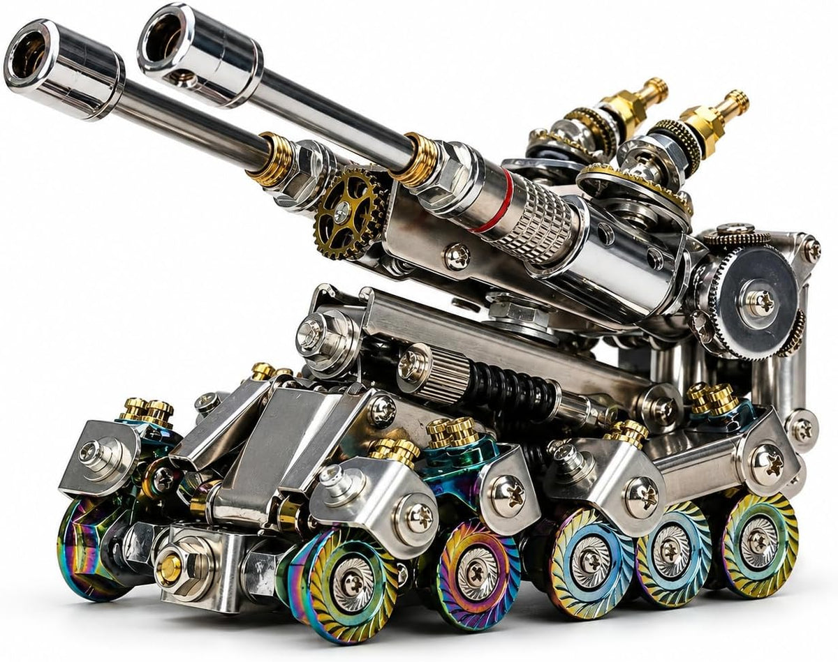 Rompecabezas de metal 3D para adultos, juego de construcción de rompecabezas de tanque, kit de modelo de metal 3D, rompecabezas de rompecabezas rompecabezas de bricolaje para aliviar el estrés, regalo para hombres de alta gama