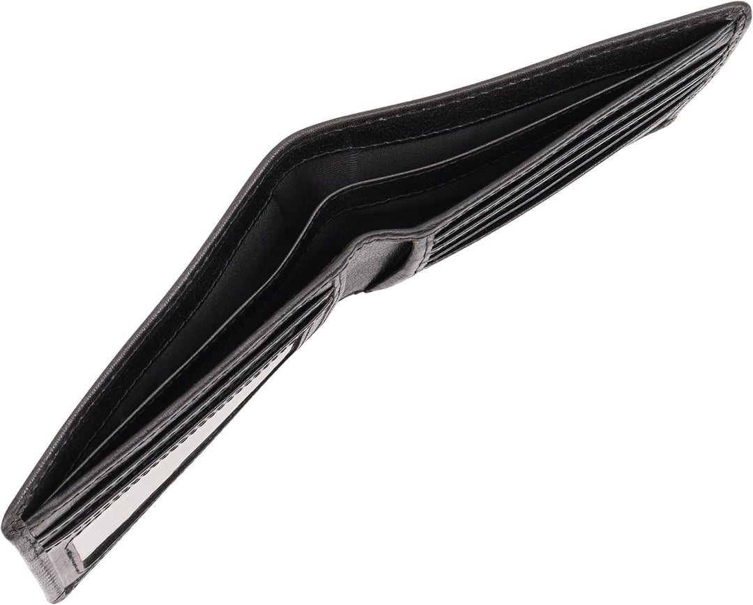 BOTANNER Cartera delgada plegable de cuero | Cuero genuino | Regalo...