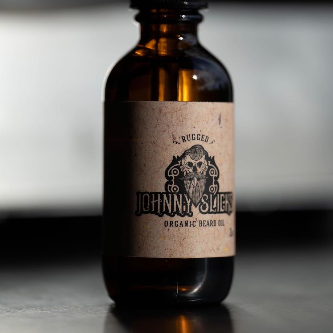 Johnny Slicks Aceite orgánico para barba | Hidrata, suaviza, promue...
