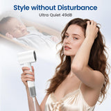 Hair Dryer with 110000 RPM High Speed 1400w Motor for 1-5min Fast D...