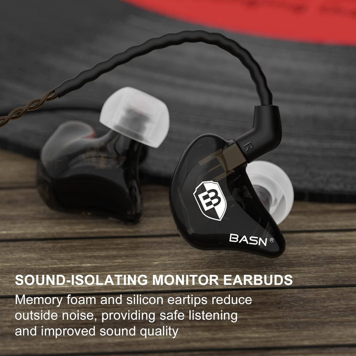 BASN Bsinger - Auriculares con monitor de oído para músicos, auricu...
