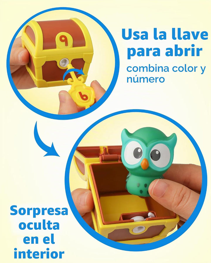 Coogam Juguetes de habilidad motora fina para niños pequeños, 10 pi...