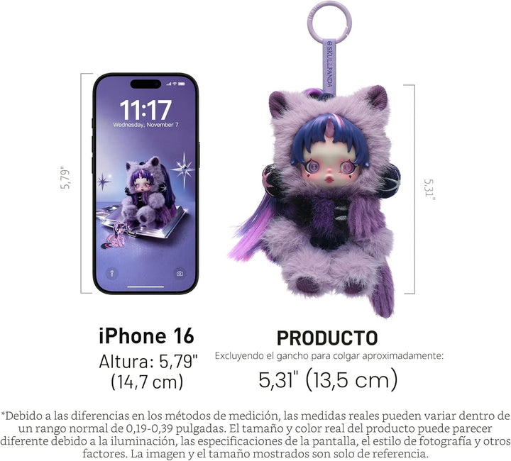 POP MART SKULLPANDA × My Little Pony Series - Lindo llavero de la s...