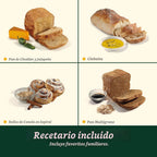 Panificadora Cuisinart, Acero inoxidable, 12 programas, Hasta 2 lb