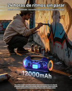 Altavoz Bluetooth, altavoces portátiles de pico de 200 W