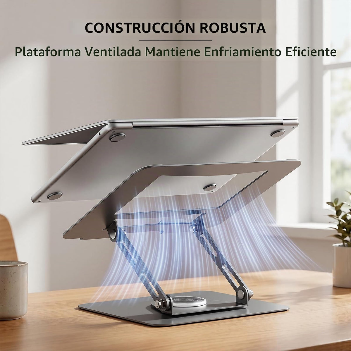 ALASHI Soporte para portátil para escritorio con base giratoria de...