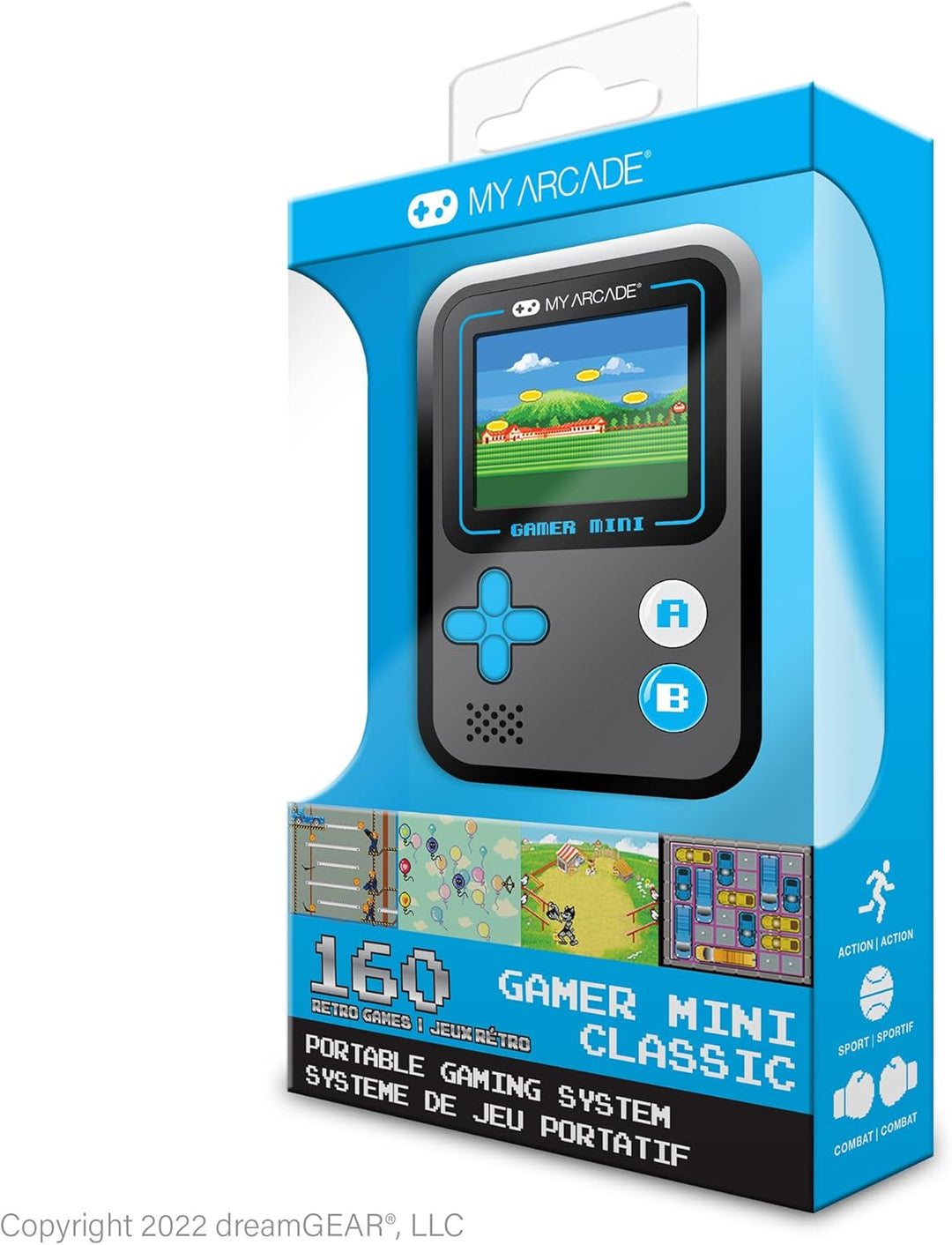 My Arcade Gamer Mini Classic-Blue: sistema de juegos portátil en mi...