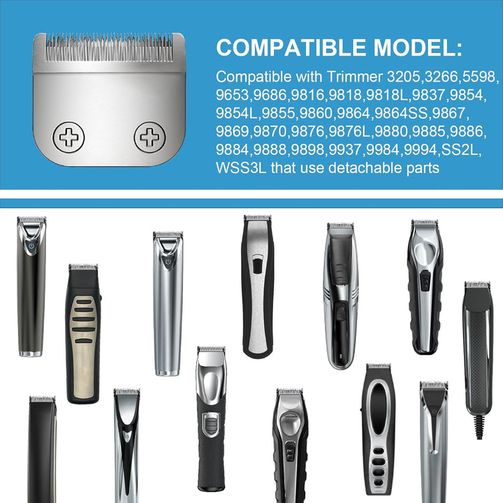 Cuchilla de repuesto 59300 compatible con WHAL, paquete de 2 | Hoja...