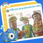 Juguetes de cámara selfie para niñas de 3 a 9 años, juguete de cámara de video digital con cubierta protectora, regalos de festival de cumpleaños de Navidad para niñas de 3 a 9 años