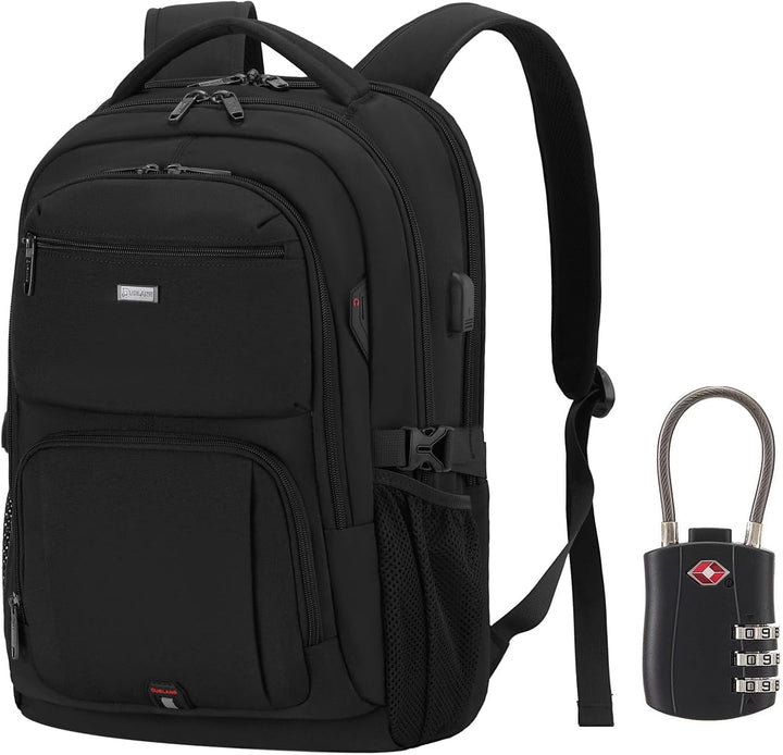 DUSLANG Mochila para laptop de 17 pulgadas para viajes, resistente...