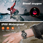 Reloj inteligente para hombre, rastreador de actividad física: Bluetooth resistente al agua, responder llamada, relojes digitales para hombre, podómetro, podómetro, reloj inteligente para teléfonos