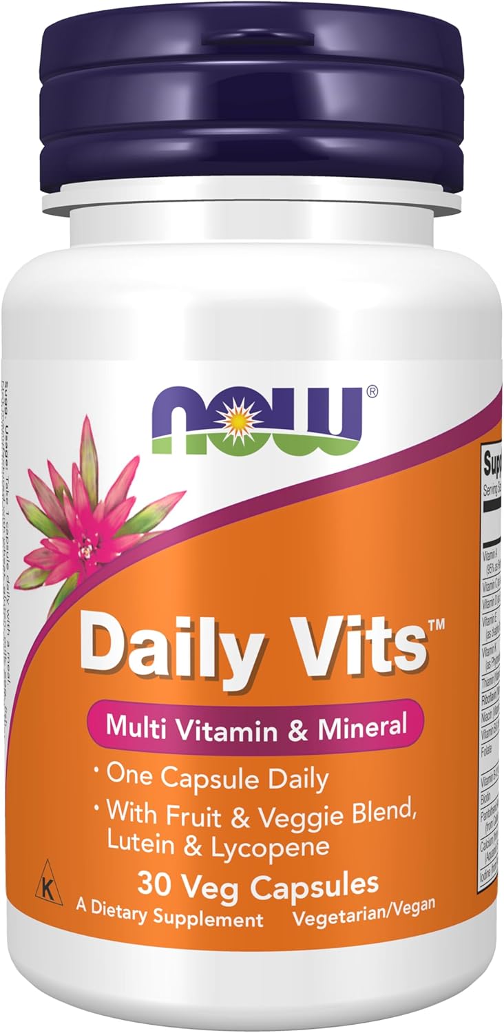 NOW Foods Suplementos, Daily Vits™ con mezcla de frutas y verduras,...