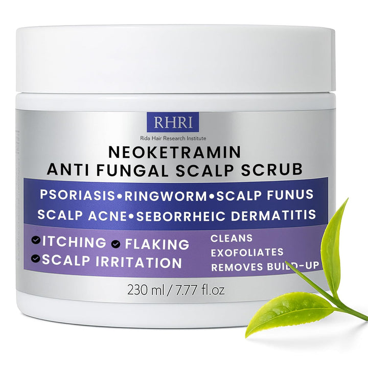Rida Hair Research Institute Exfoliante Antifúngico para Hombres y...