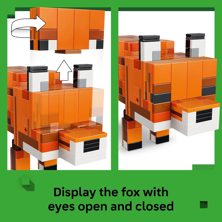 LEGO Minecraft The Fox - Juguete de construcción y