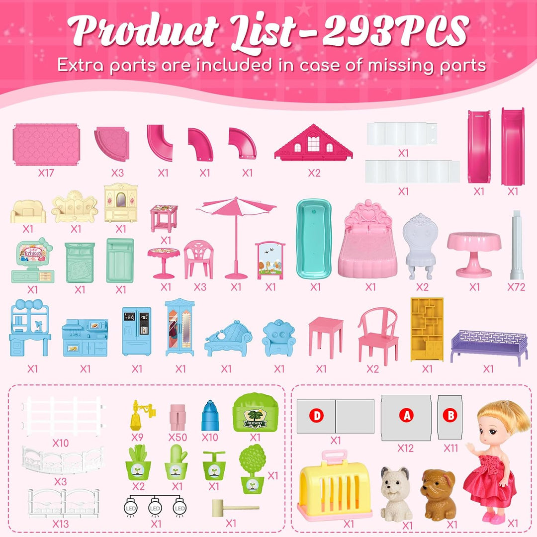 Lehoo Castle Casa de muñecas Dreamhome casa de muñecas de