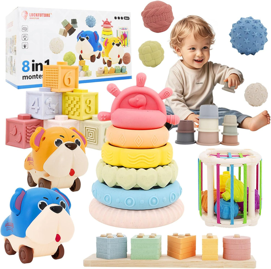 LUCKFUTURE Juguetes para bebés de 6 a 18 meses, juego de juguetes M...