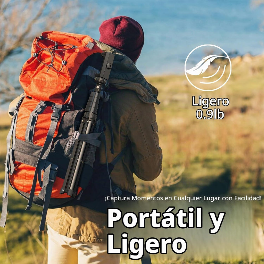 UBeesize - Trípode de teléfono de 67" y bastón para selfies, soporte de trípode de cámara con control remoto inalámbrico y soporte para teléfono, compatible con iPhone y teléfono Android, perfecto