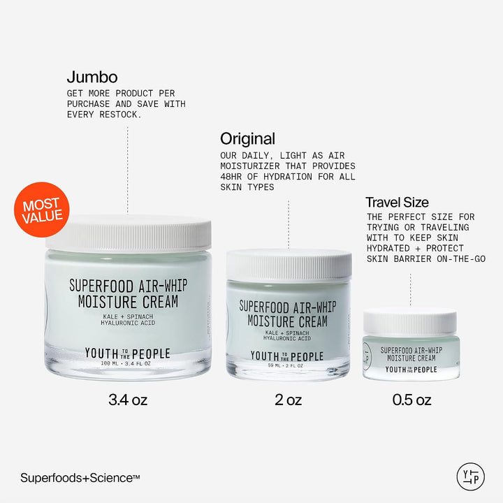 Youth To The People Superfood Air-Whip Moisture Cream - Crema hidra...