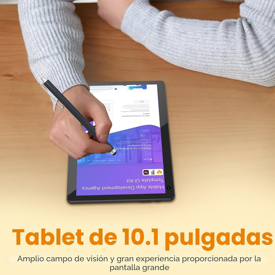 Tablet Android 15 de 10 pulgadas, tableta 2 en 1 con teclado. 8GB R...