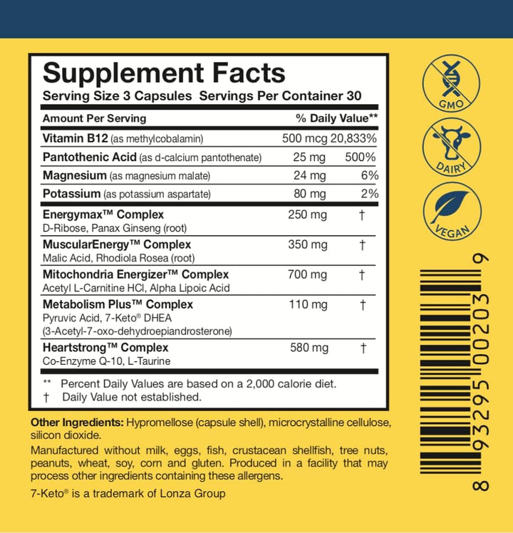 Researched Nutritionals Vitaminas para hombres y mujeres, dúo de en...
