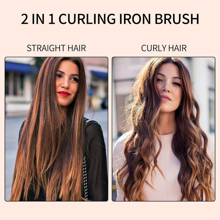 K&amp;K Rizador de pelo de 1.5 pulgadas con clip, rizador de pelo d...