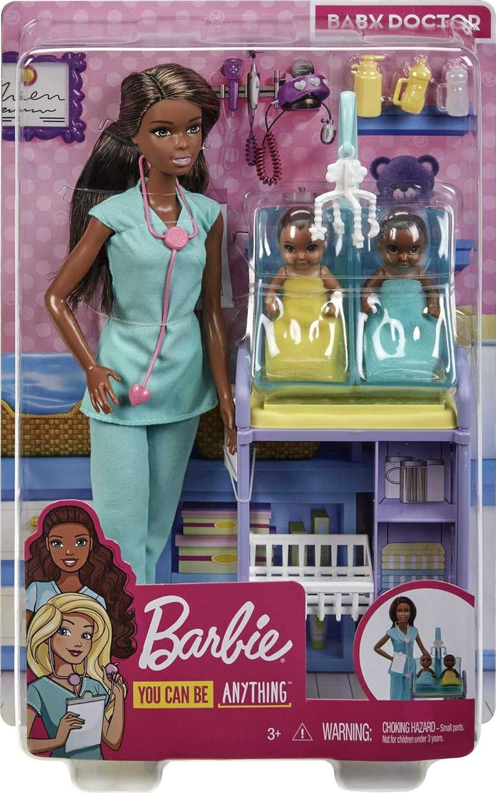 Barbie Juego de Carreras Profesionales, Conjunto de Doctora de Bebé...