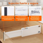 Lifewit Divisor de cajones de 4 pulgadas de alto, organizador de cajones