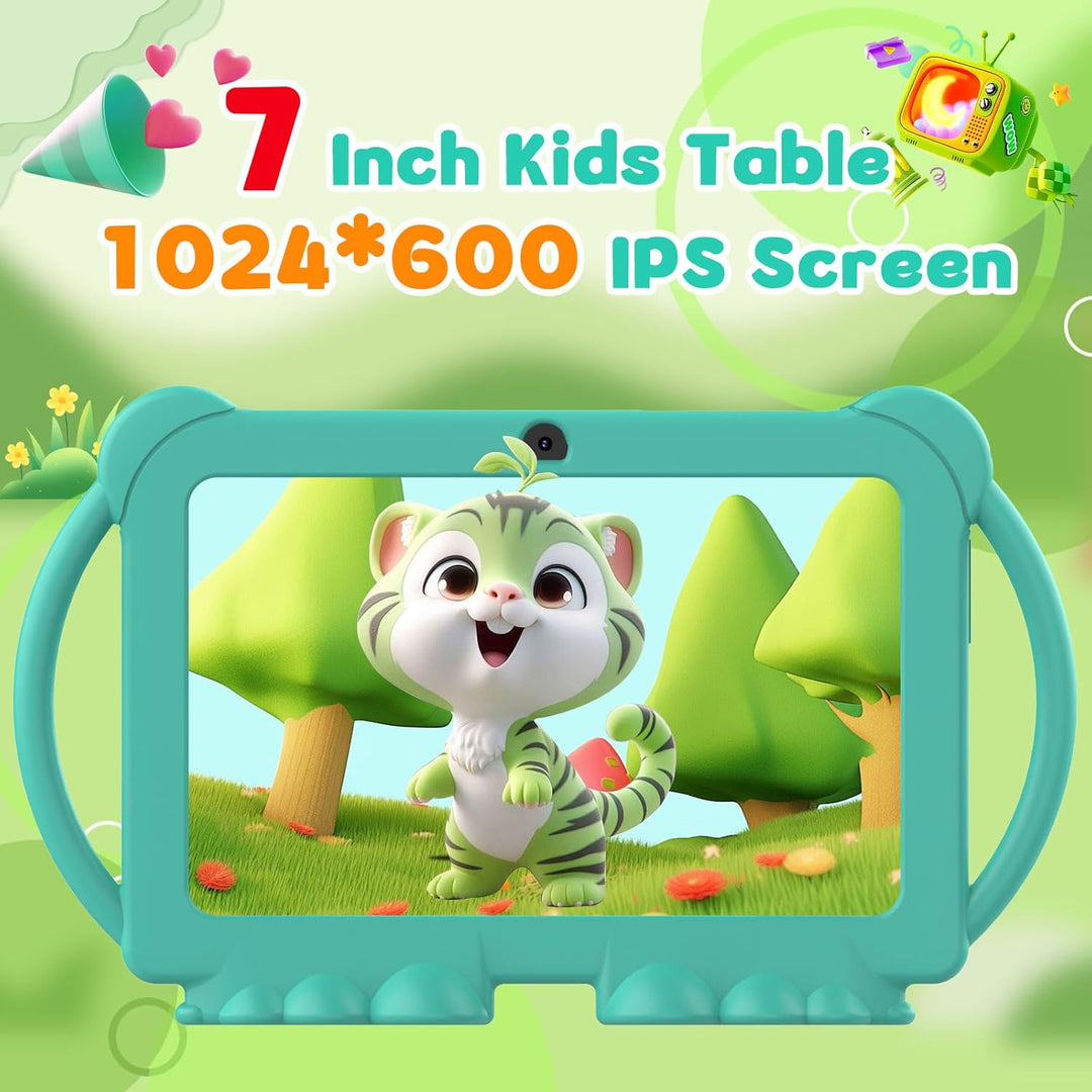 Tablet para niños de 7 pulgadas para niños y niñas, tabletas Androi...