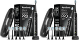 Aquasonic Black Series PRO - Cepillo de dientes eléctrico ultrablan...