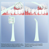 Cepillo de dientes eléctrico con hilo dental de agua, kit de limpie...