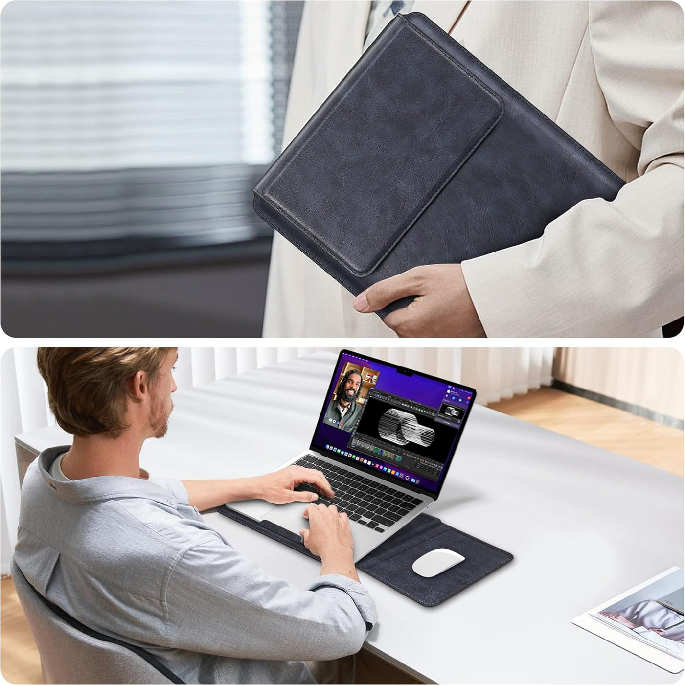 Funda Fintie para MacBook Air 13.6 A3240 A3113 A2681, Pro 14 A3434...