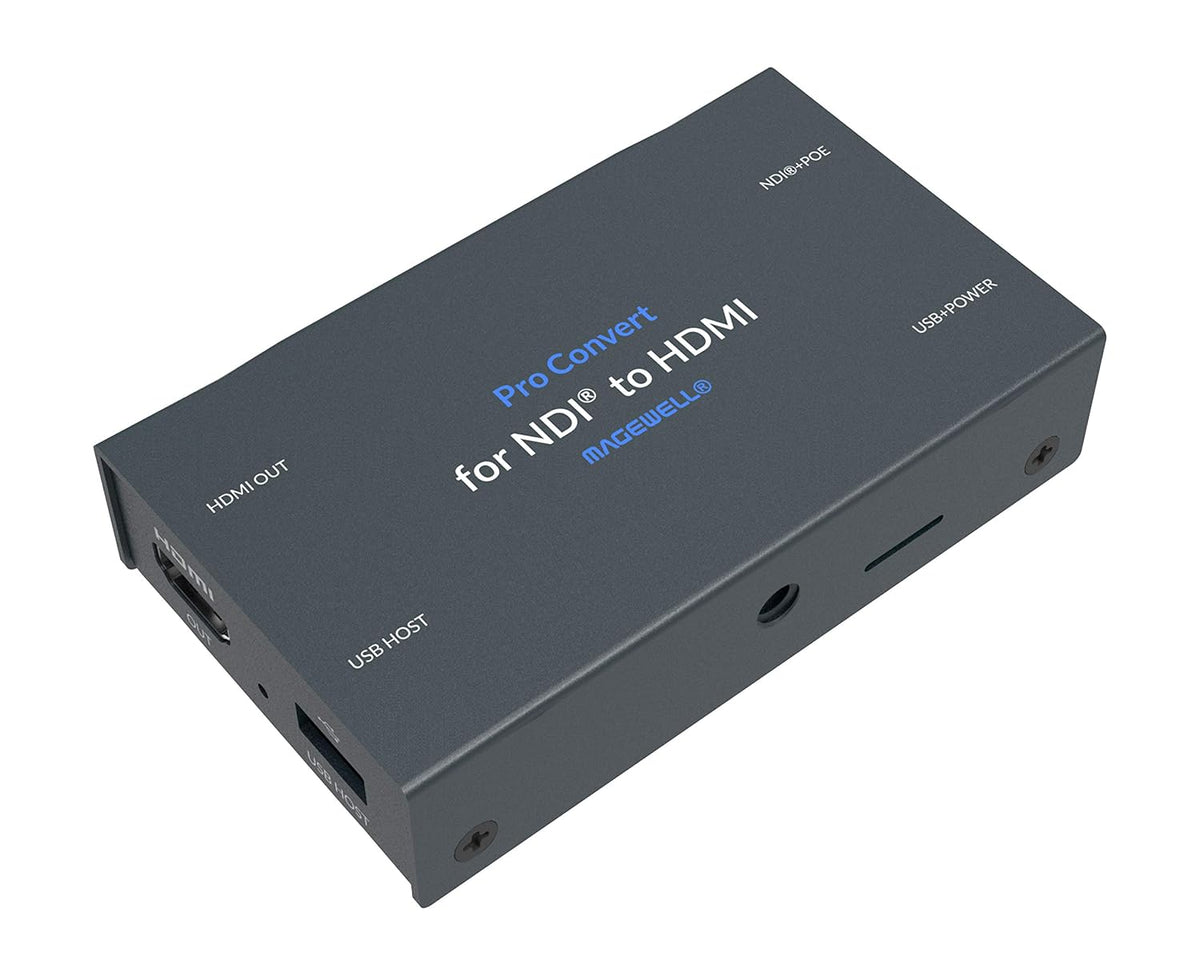 Magewell Pro Convert NDI a HDMI 64100 NDI Decodificador, 4K60