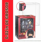 EVORETRO Funda protectora para figuras de acción de Nendoroid – Protector de caja de plástico transparente para buena sonrisa, Hololive, Jujutsu Kaisen, figuras de Kirby – Vitrina coleccionable a prueba de polvo para coleccionistas