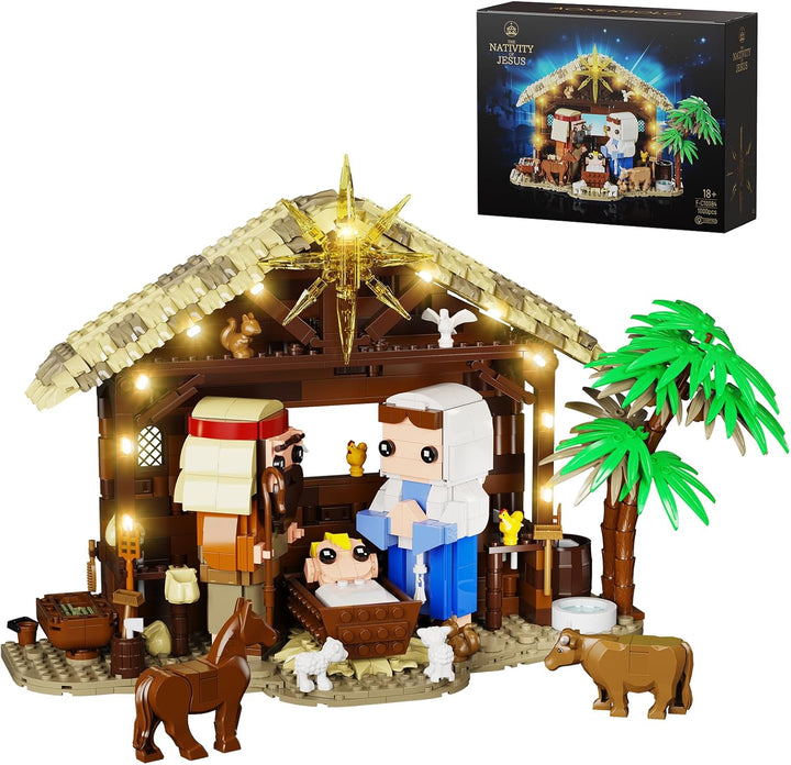 Jesus Building Block Set The Nativity SetCompatible