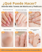 Taladro de uñas profesional 45000RPM, lima de uñas eléctrica