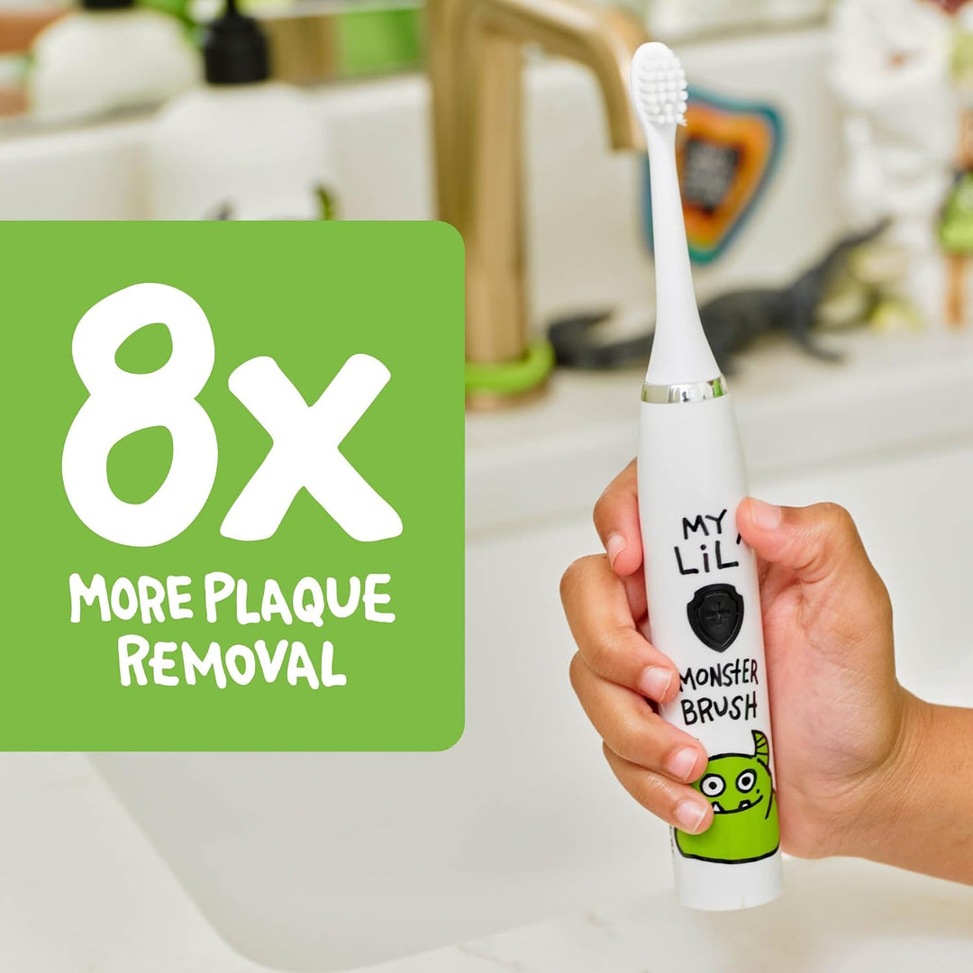 Made by Dentists Cepillo de dientes eléctrico para niños, cepillo d...
