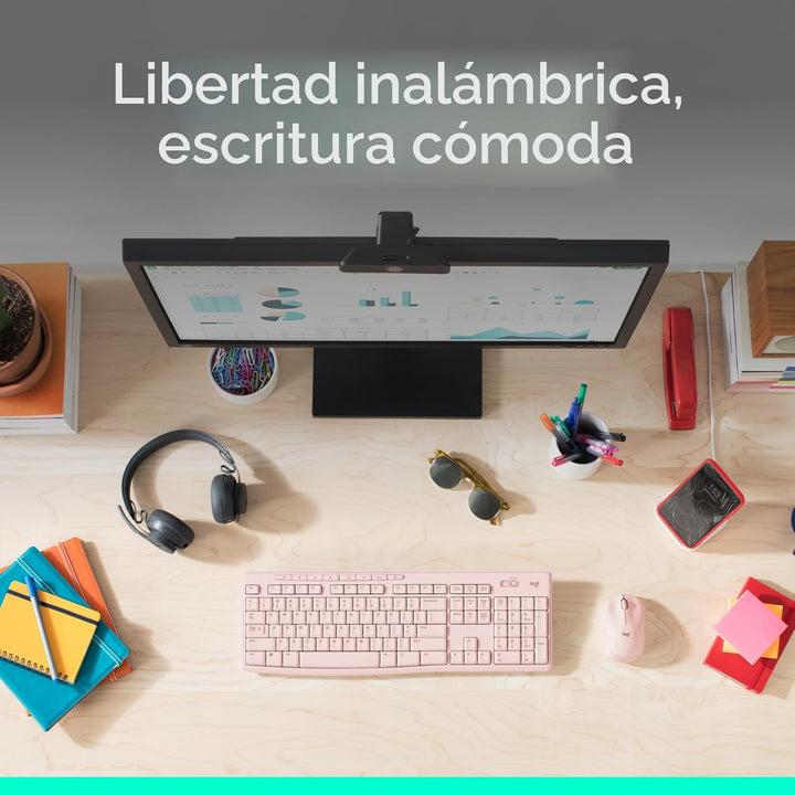Logitech MK270 - Combo de teclado y mouse inalámbricos para Windows...