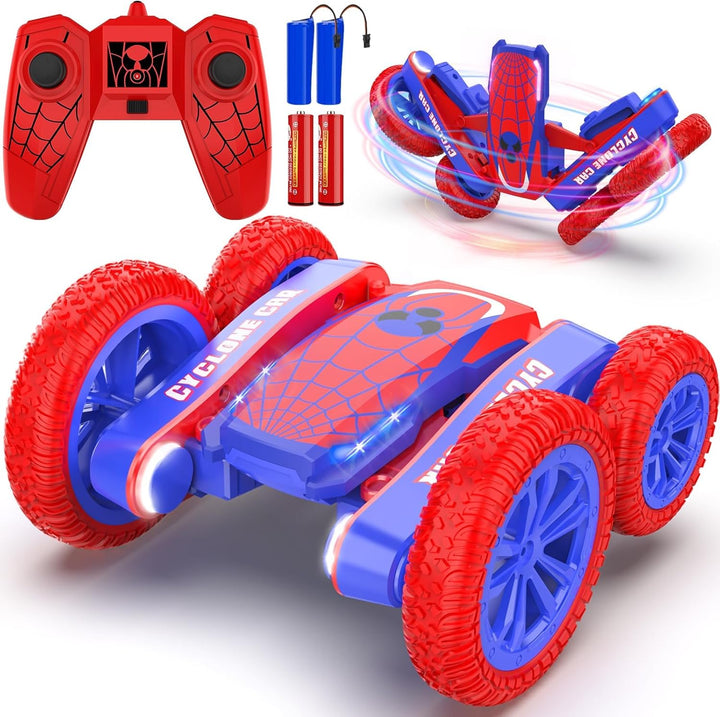Blissbud Coche de control remoto Spider RC Cars de doble cara 360°...