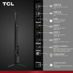 TCL Serie F8D de 65 pulgadas 4K QLED (65F8D, modelo 2026) con Dolby Vision HDR y Dolby Atmos Smart TV con Fire TV, Alexa +, frecuencia de actualización de 144 Hz, retroiluminación LED de alto brillo