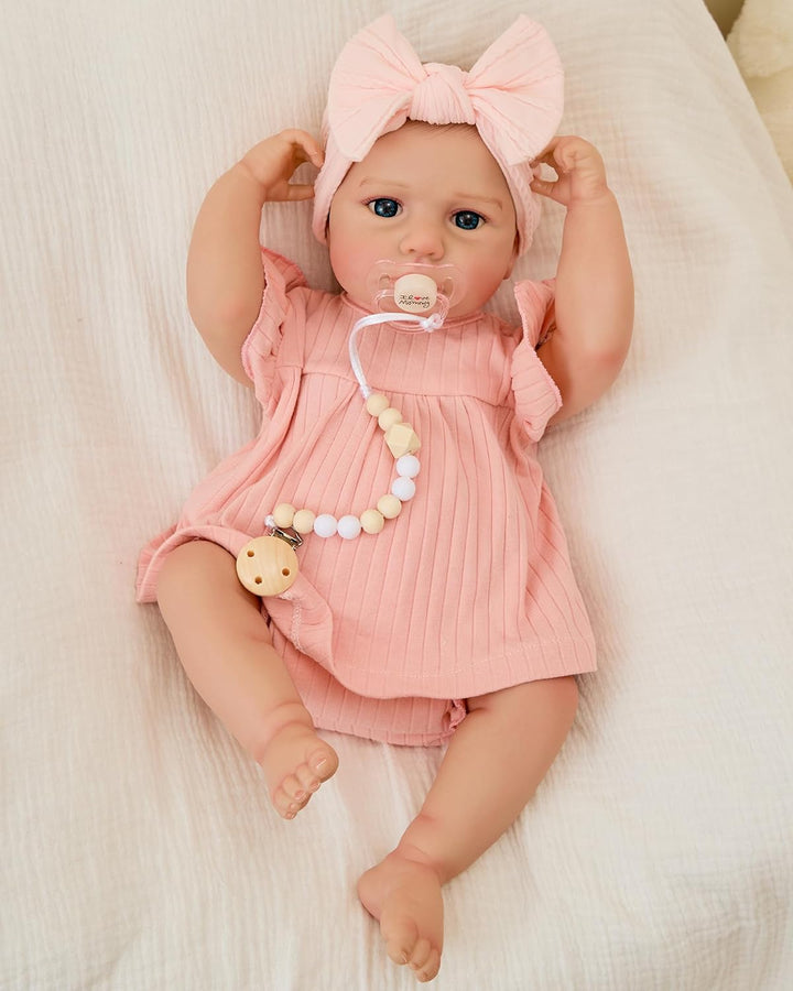 FOCKOF Muñecas realistas de bebé Reborn de 18 pulgadas, muñeca de b...