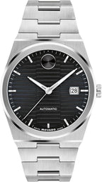 Movado Bold Quest Reloj Automático de Lujo para Hombre - Movimiento Suizo de Cuerda Automática, Brazalete de Acero Inoxidable, Resistencia al Agua 50 Metros (5ATM) - Pieza Clásica - Regalo para Él