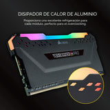 CORSAIR Vengeance RGB PRO DDR4 RAM 32GB (2x16GB) 3200MHz CL16-20-20...