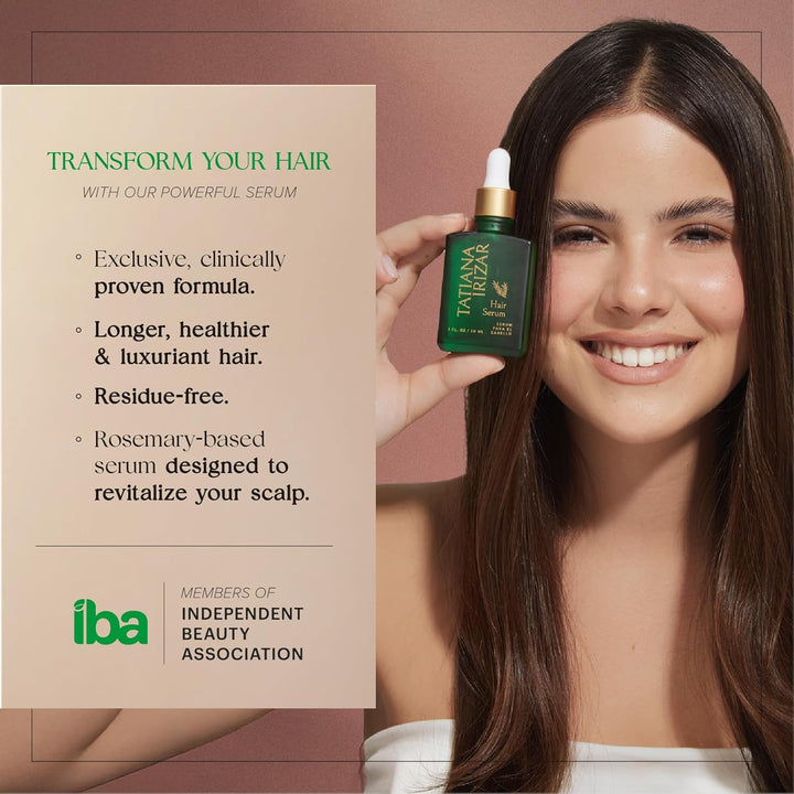 Suero para el crecimiento del cabello con cafeína para mujeres, fab...