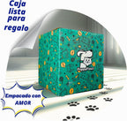 Juguete para perros para masticadores agresivos, bola masticable chirriante